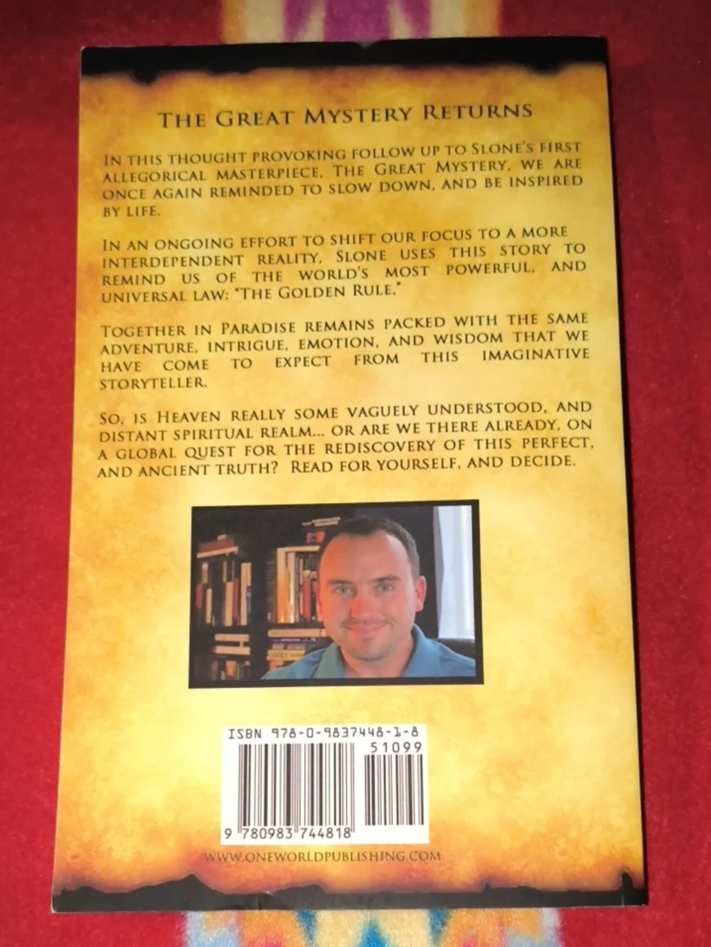 Together In Paradise - Travis Slone (2012) 1st Edition PB - Inscribed Signed